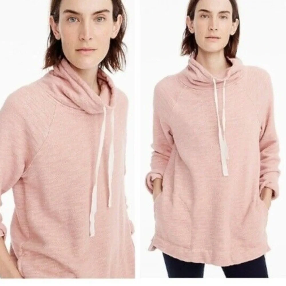 J.Crew Cotton Turtleneck Tunic Sweatshirt
